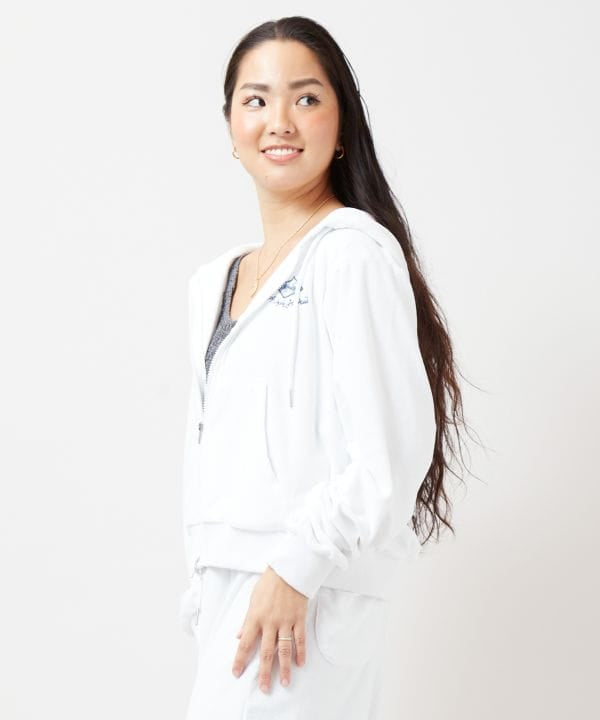 SURF＆Palms Soft Pile Zip Up Hoodie