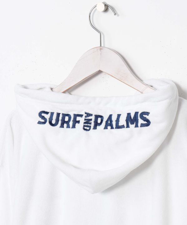 SURF＆Palms Soft Pile Zip Up Hoodie for Men
