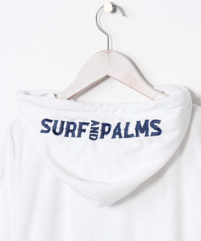 SURF＆Palms Soft Pile Zip Up Hoodie for Men
