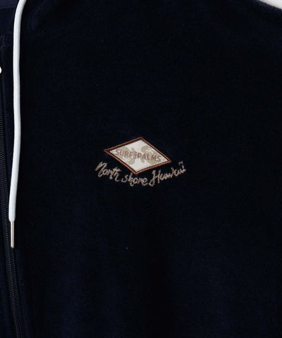 SURF＆Palms Soft Pile Zip Up Hoodie for Men