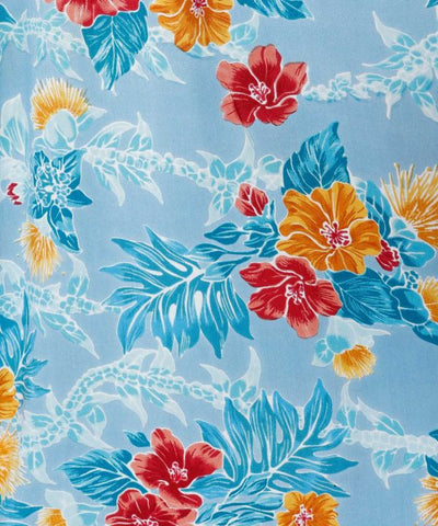 Botanical Print Flare Pants by Kahiko - Ametsuchi