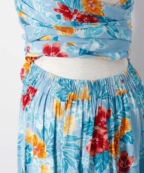 Botanical Print Multiway Sash Skirt