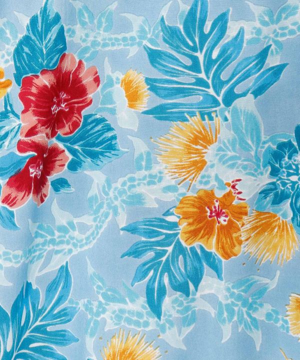 Botanical Print Men Aloha Shirt
