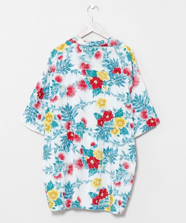 Botanical Print Men Aloha Shirt