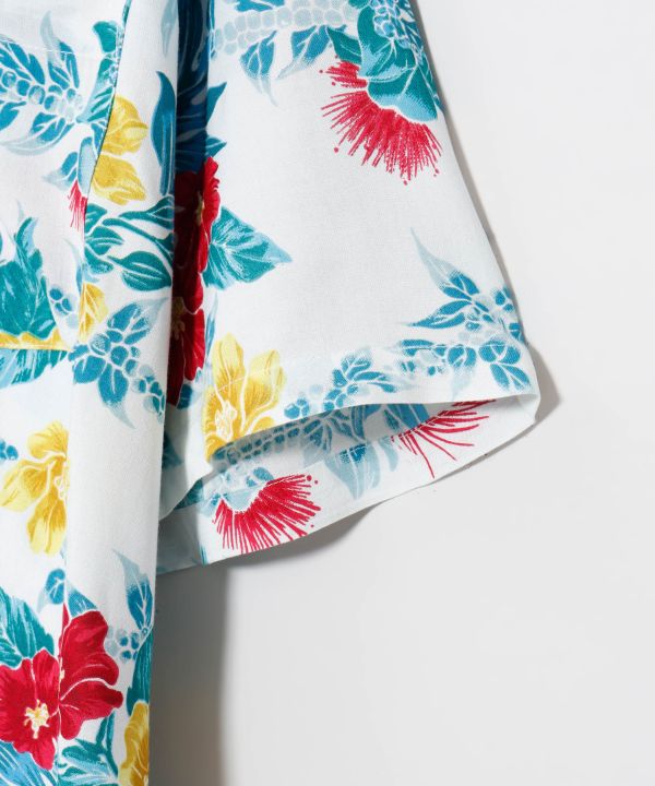 Botanical Print Men Aloha Shirt