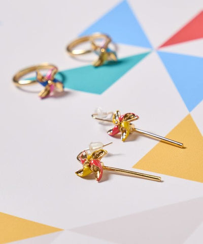 KAZAGURUMA Earrings Earrings by Kaya - Ametsuchi