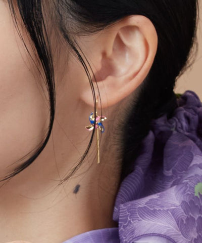 KAZAGURUMA Earrings Earrings by Kaya - Ametsuchi