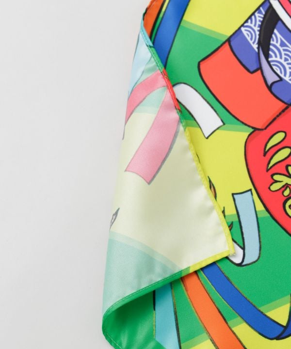 Kaya x Suzuki Hyottoko Water Repellent Furoshiki by Kaya - Ametsuchi