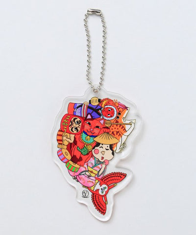 Kaya x Suzuki Hyottoko Keychain