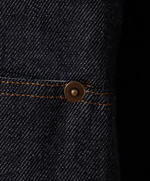 IJOU - Okayama Denim Noragi Work Jacket Cardigans & Outerwear by Kaya - Ametsuchi