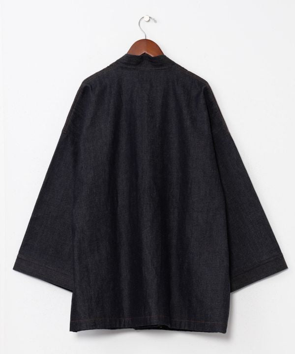 IJOU - Okayama Denim Noragi Work Jacket Cardigans & Outerwear by Kaya - Ametsuchi