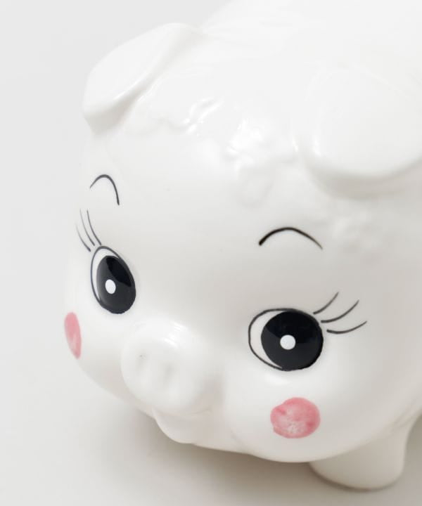 Seto Ware Buta-Chan Piggy Bank - White