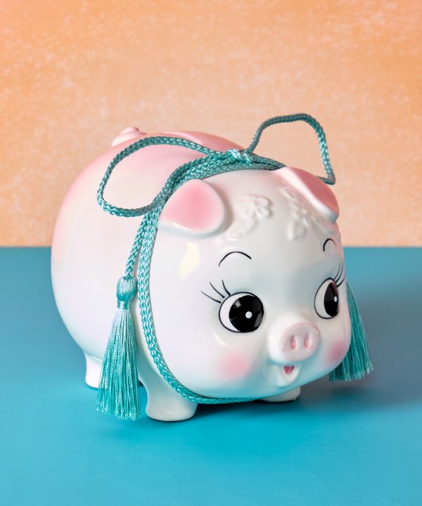 Seto Ware Buta-Chan Piggy Bank - L