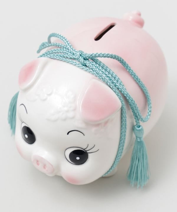 Seto Ware Buta-Chan Piggy Bank - L