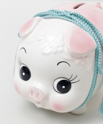 Seto Ware Buta-Chan Piggy Bank - L