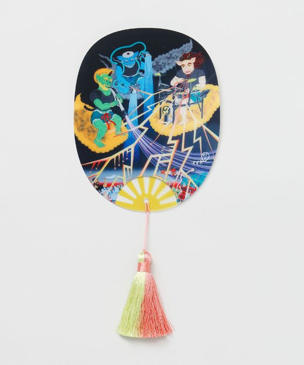 Kaya x Suzuki Hyottoko Acrylic Uchiwa by Kaya - Ametsuchi