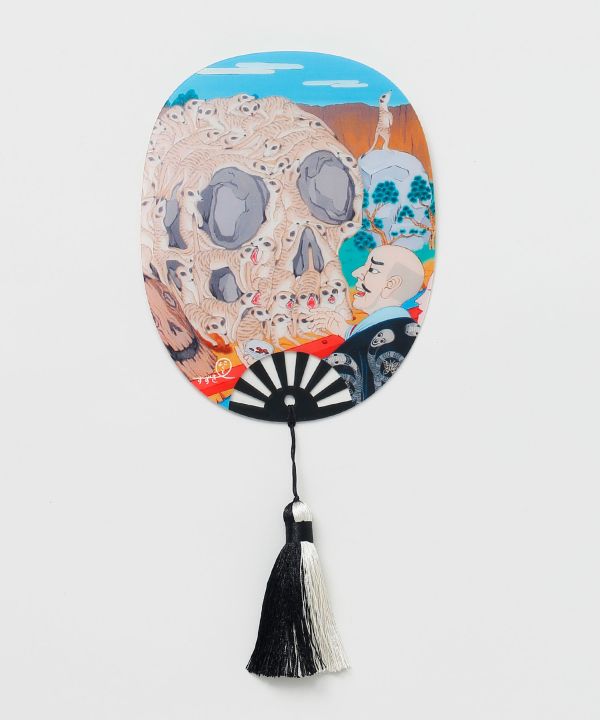 Kaya x Suzuki Hyottoko Acrylic Uchiwa by Kaya - Ametsuchi