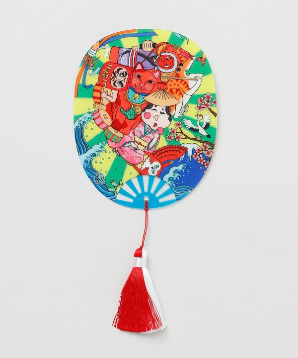Kaya x Suzuki Hyottoko Acrylic Uchiwa