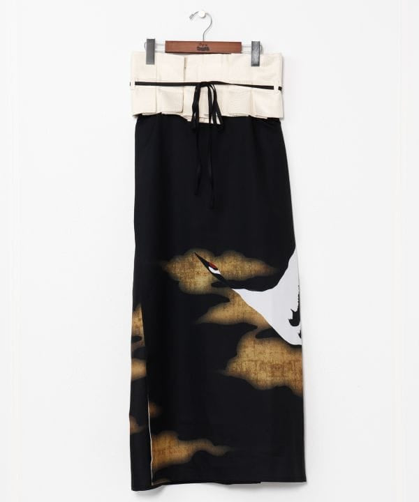 KAKUJU Skirt with Obi Belt