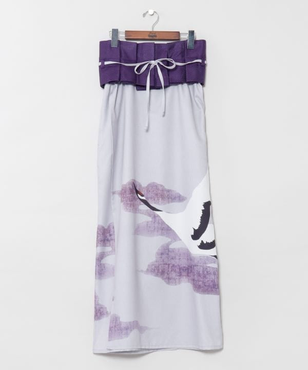 KAKUJU Skirt with Obi Belt