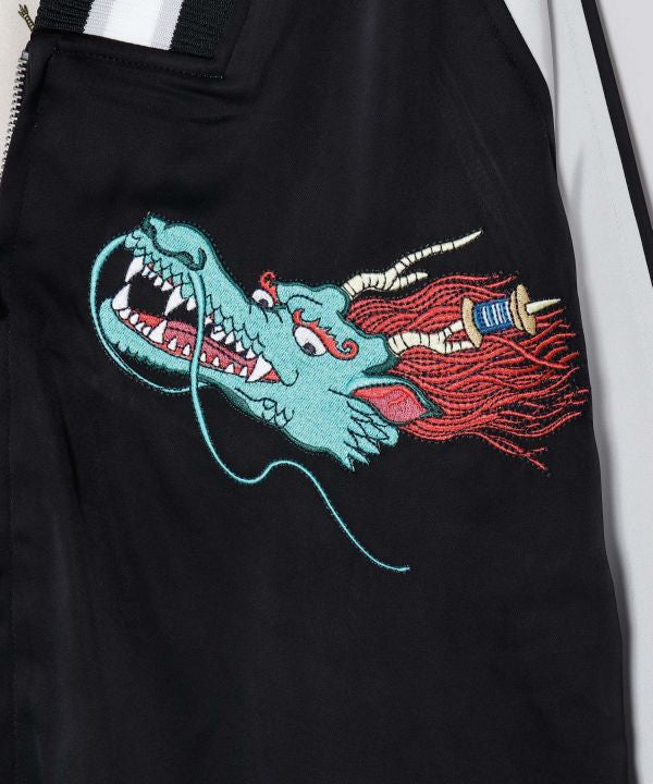 Kaya x Suzuki Hyottoko Reversible Jacket - L Cardigans & Outerwear by Kaya - Ametsuchi