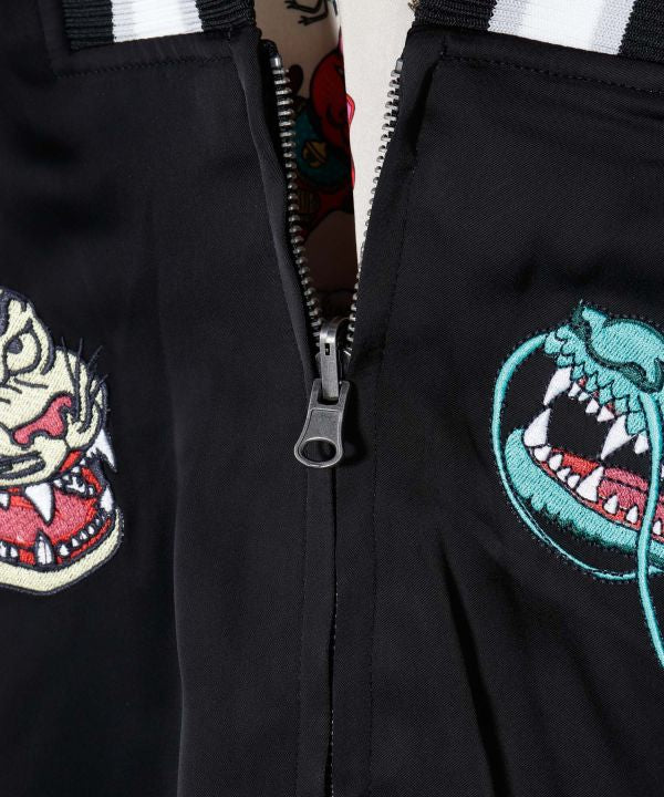 Kaya x Suzuki Hyottoko Reversible Jacket - L Cardigans & Outerwear by Kaya - Ametsuchi