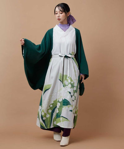 Lily of Valley Haori and Dress Set Dresses by Kaya - Ametsuchi