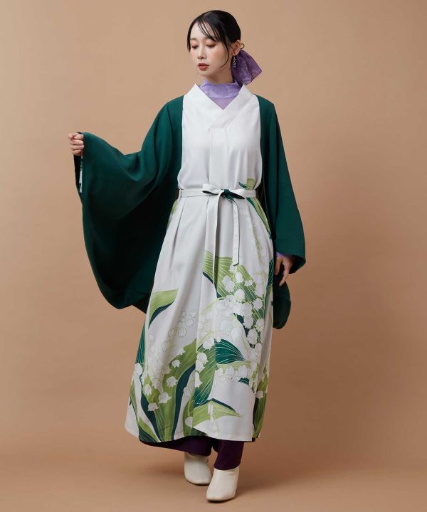 Lily of Valley Haori and Dress Set Dresses by Kaya - Ametsuchi