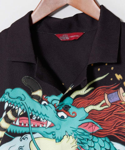 Kaya x Suzuki Hyottoko Shirt Tops by Kaya - Ametsuchi