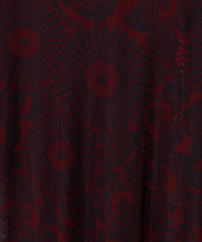 KATAUTSUSHI - Sheer Floral Inner Top