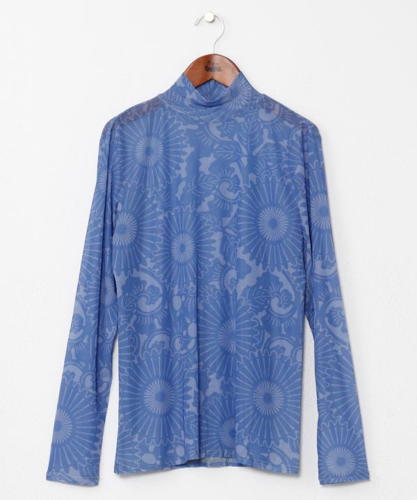 KATAUTSUSHI - Sheer Floral Inner Top