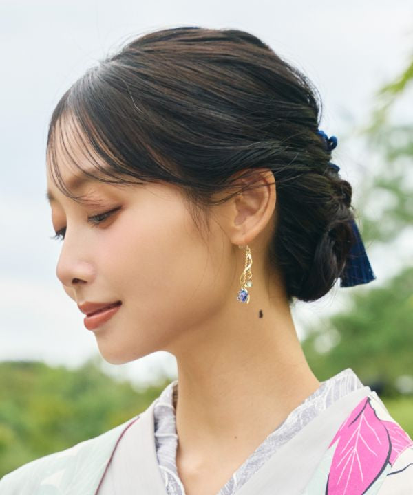 HOTARU Luminous Bead Clip Earrings