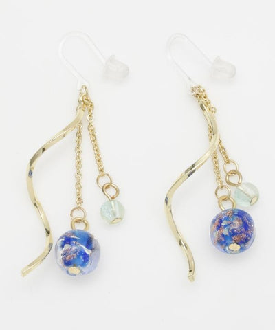 HOTARU Luminous Bead Clip Earrings