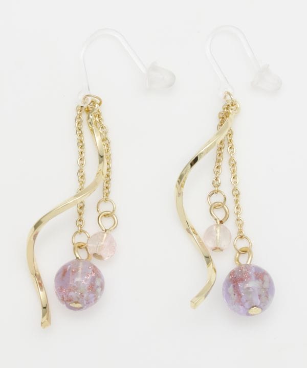 HOTARU Luminous Bead Clip Earrings