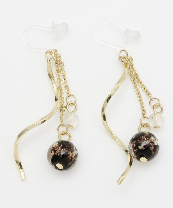 HOTARU Luminous Bead Clip Earrings