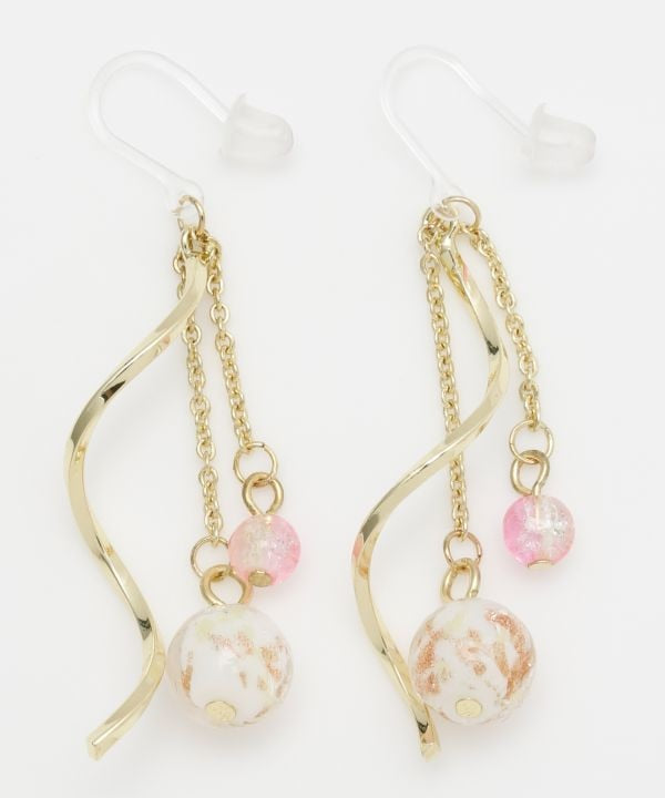 HOTARU Luminous Bead Clip Earrings