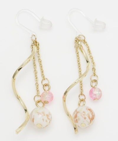 HOTARU Luminous Bead Clip Earrings