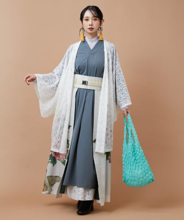 Shibori Texture Expandable Eco Bag