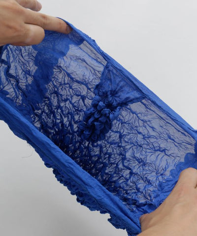 Shibori Texture Expandable Eco Bag