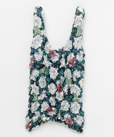 Shibori Texture Floral Eco Bag