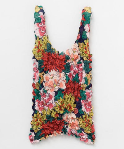 Shibori Texture Floral Eco Bag