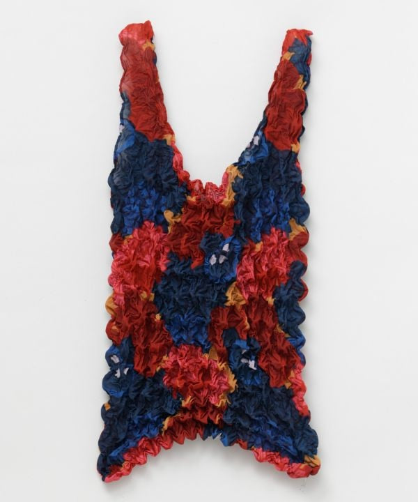 Shibori Texture Floral Eco Bag