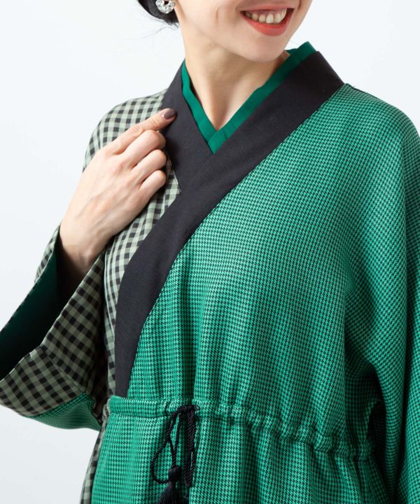 MOGA - KOUSHI Kimono Like Dress Dresses by Kaya - Ametsuchi