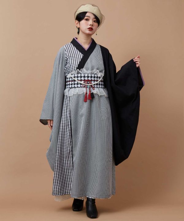 MOGA - KOUSHI Kimono Like Dress Dresses by Kaya - Ametsuchi