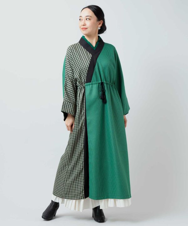MOGA - KOUSHI Kimono Like Dress Dresses by Kaya - Ametsuchi