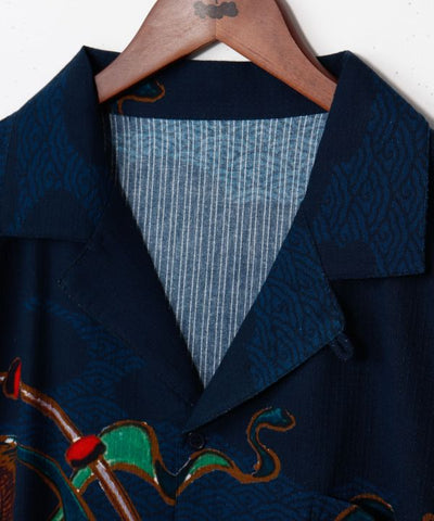 NIPPON ART Ukiyoe Shirt - XL by Kaya - Ametsuchi