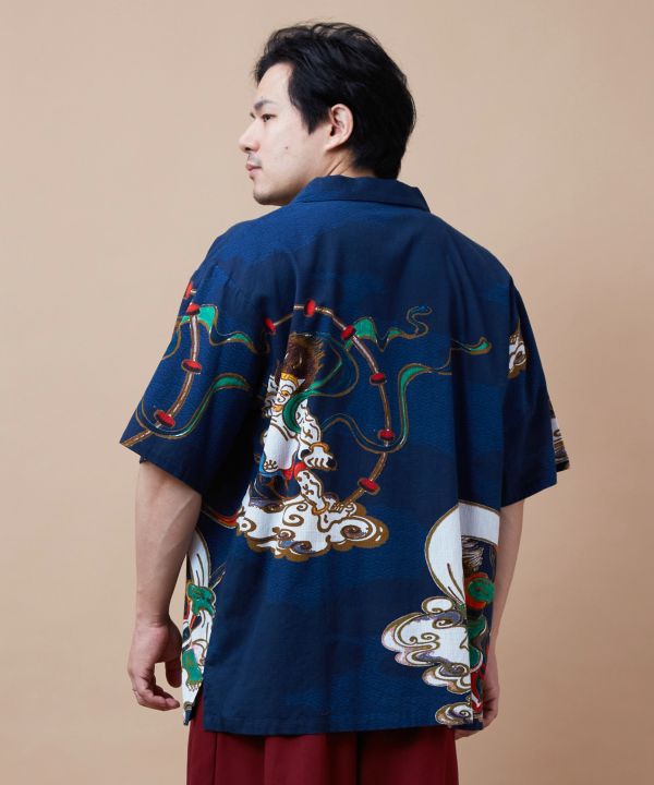NIPPON ART Ukiyoe Shirt - XL by Kaya - Ametsuchi