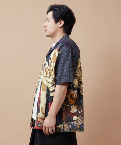 NIPPON ART Ukiyoe Shirt - XL by Kaya - Ametsuchi