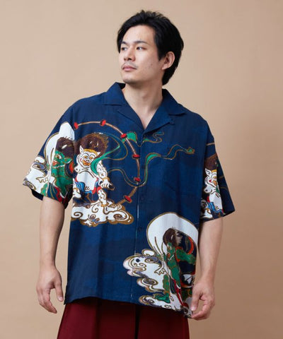 NIPPON ART Ukiyoe Shirt - XL by Kaya - Ametsuchi