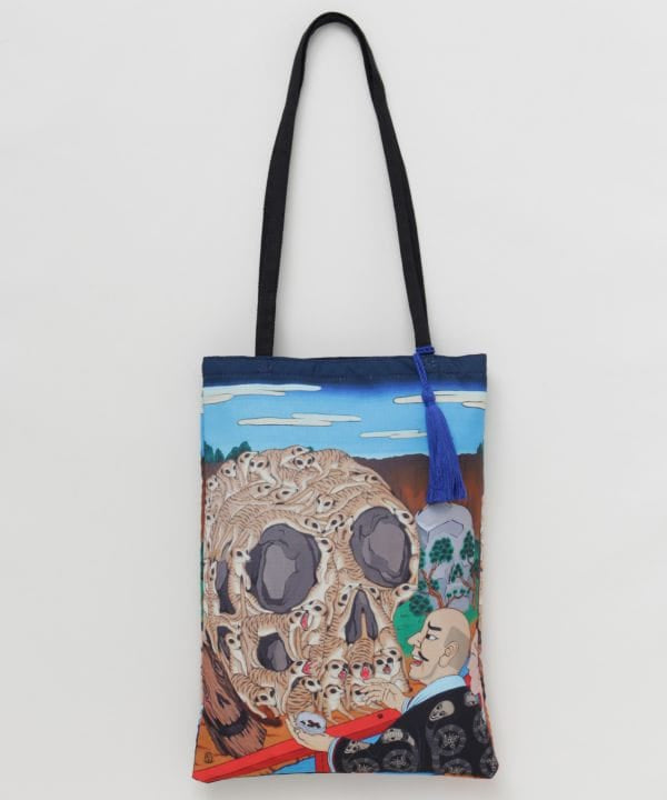 Kaya x Suzuki Hyottoko Grafik-Einkaufstasche